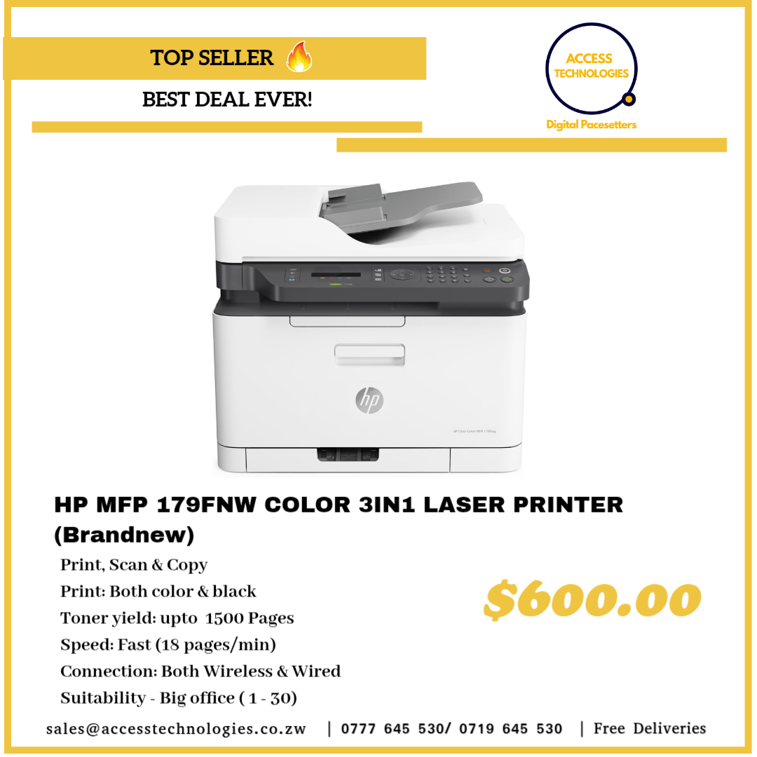 BRANDNEW HP 179FNW COLOR LASERJET PRINTER