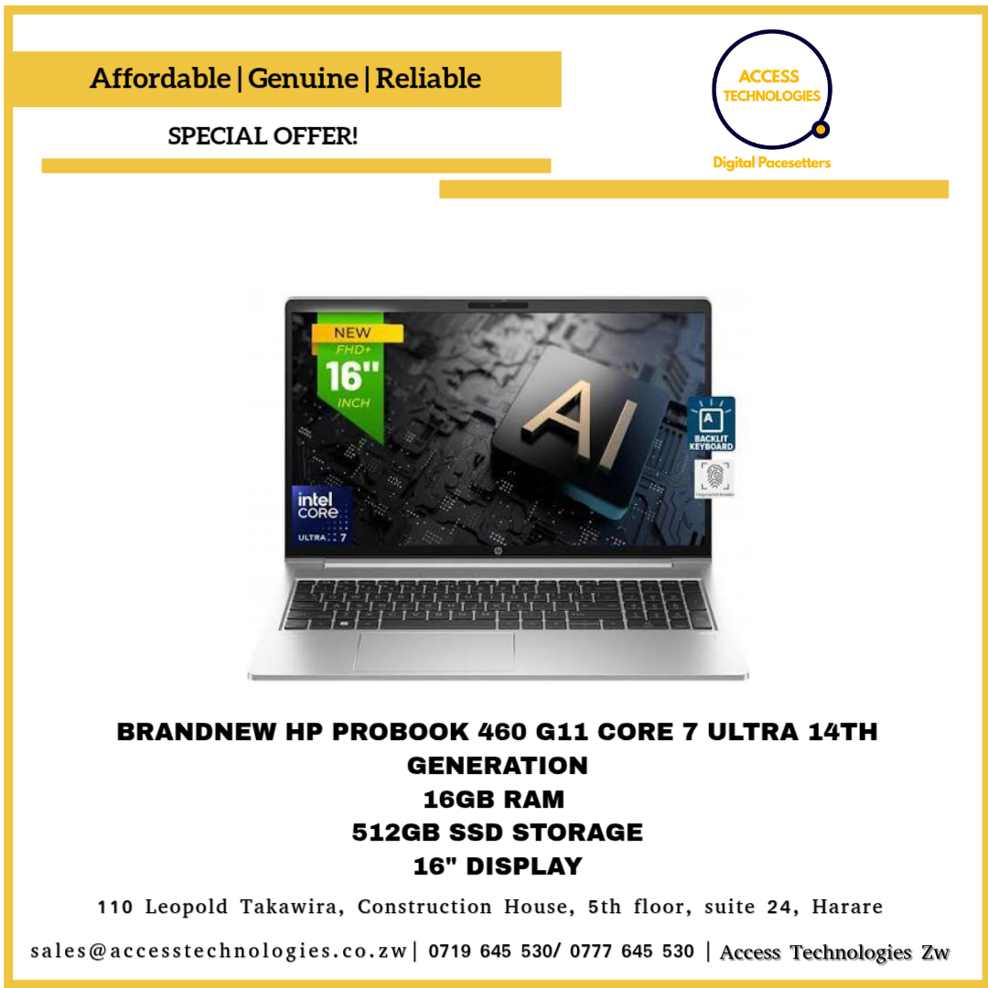 BRANDNEW HP PROBOOK 460 G11 CORE ULTRA 14TH