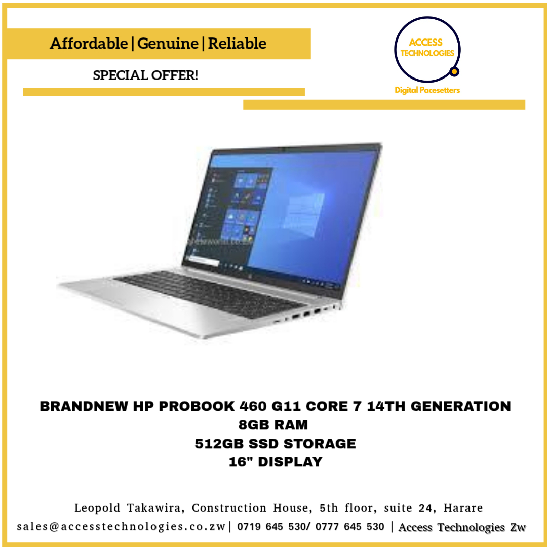 BRANDNEW HP PROBOOK 460 CORE 7 14TH GENERATION