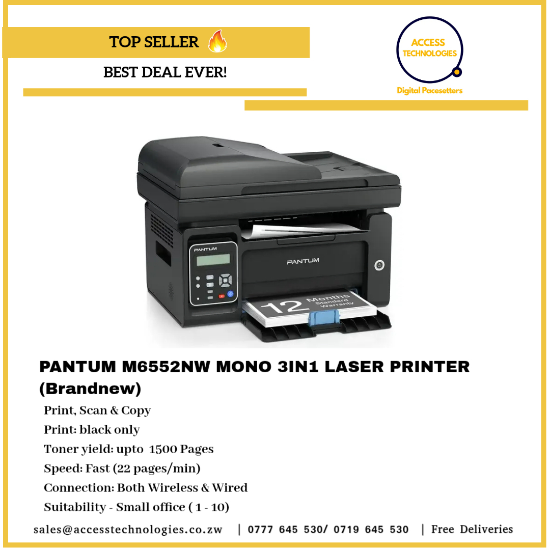 BRANDNEW PANTUM M6552NW MFP PRINTER