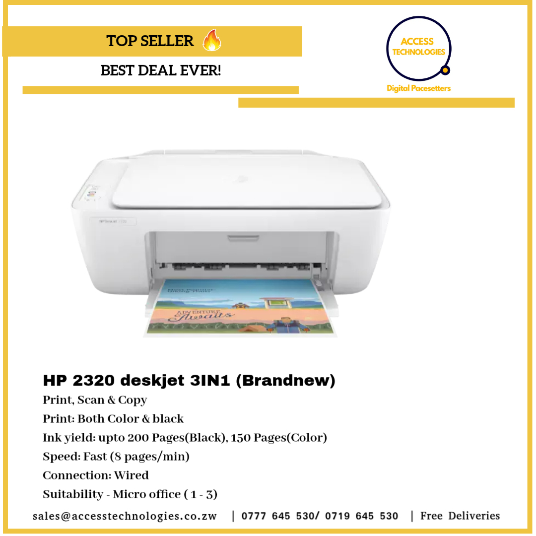 BRANDNEW HP 2320 3IN1 HOME/SMALL OFFICE COLOR PRINTER