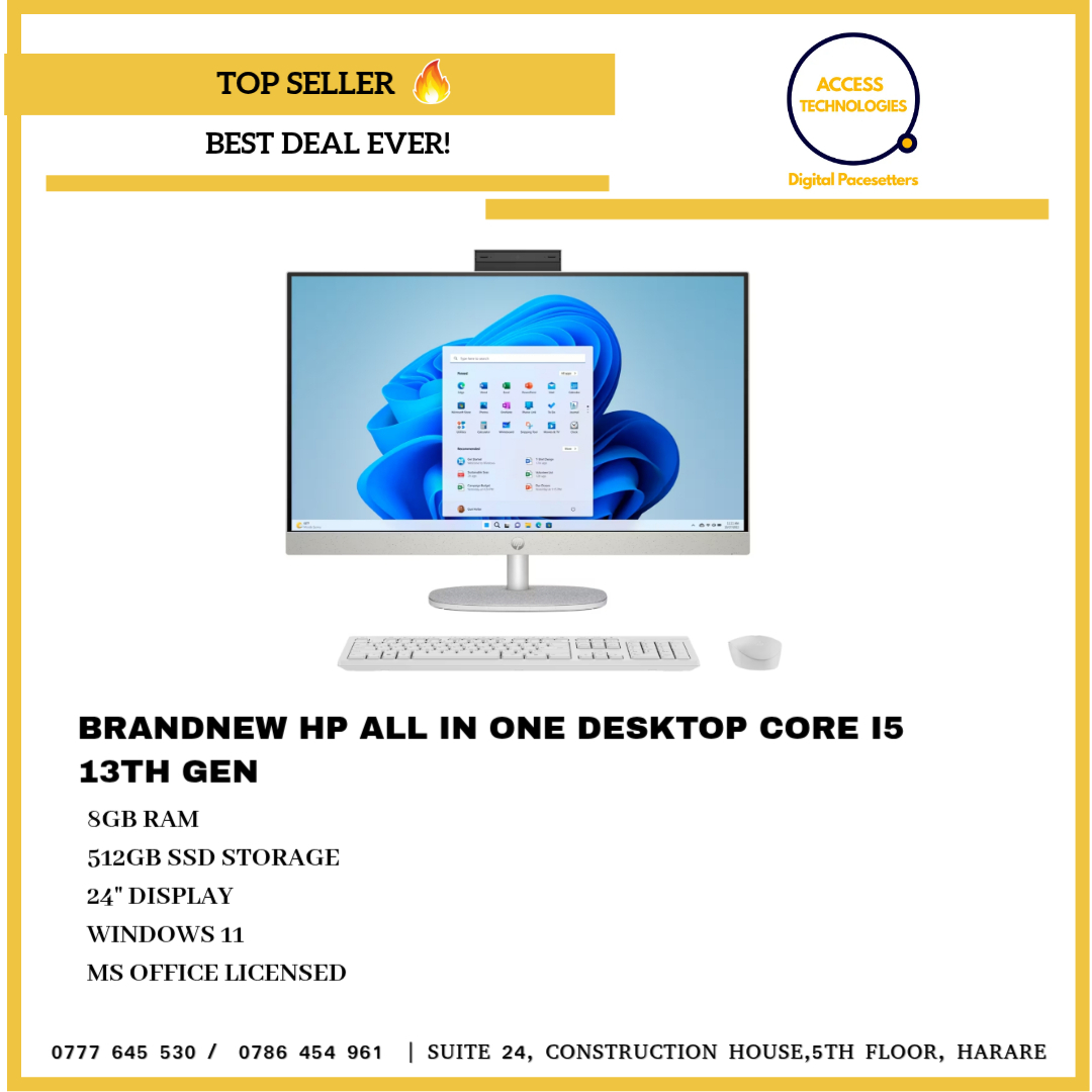 BRANDNEW ALL IN ONE DESKTOP CORE I5 13TH GENERATION 24" INCH